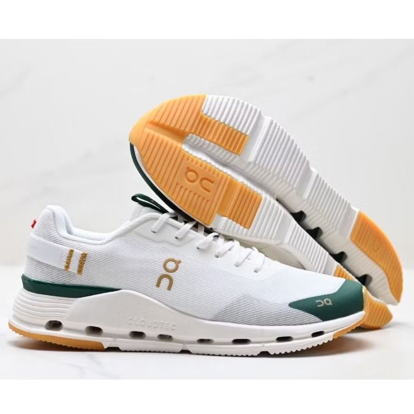 Sepatu on running cloudnova form 2 X revolve & fwrd white/green