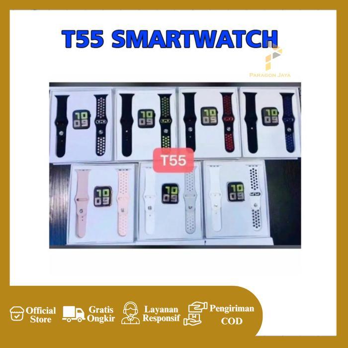 Shadow Phone Jam Tangan Smartwatch T55 Smart Watch T55 Double Strap - Putih