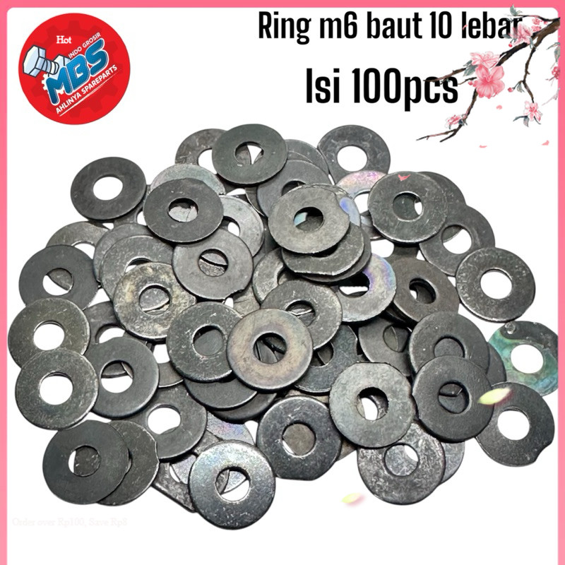 FIRING WASH M6 BAUT 10 BAJA LEBAR GROSIR