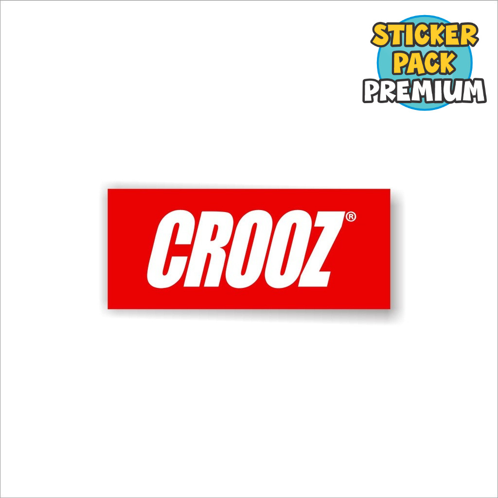STIKER CROOZ STICKER CROOZ STIKER BRAND DISTRO STIKER HELM STIKER MOTOR STRIPING DECAL KOPER LAPTOP 
