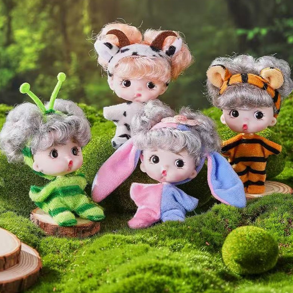 Boneka Mainan Bayi Perempuan Mini Baju Lucu Mirip Asli