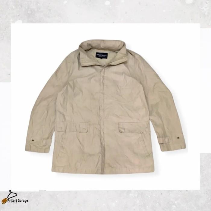 Parka Windbreaker Jacket Espace Sport Pierre Cardin Light Brown Vintage