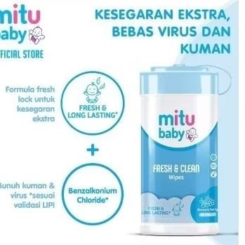 mitu tisu basah kemasan bottle/tisu basah bayi mitu