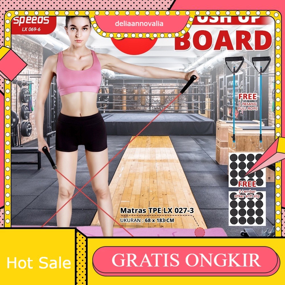 Push up Stand Push Up Gym Fitness Handle Push Up Press Up Handles Alat Bantu Push Up 069-6