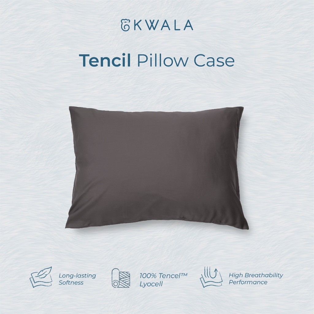 KWALA Tencel™ | Sarung Bantal Tencel | Sarung Guling Tencel | Tencel Premium
