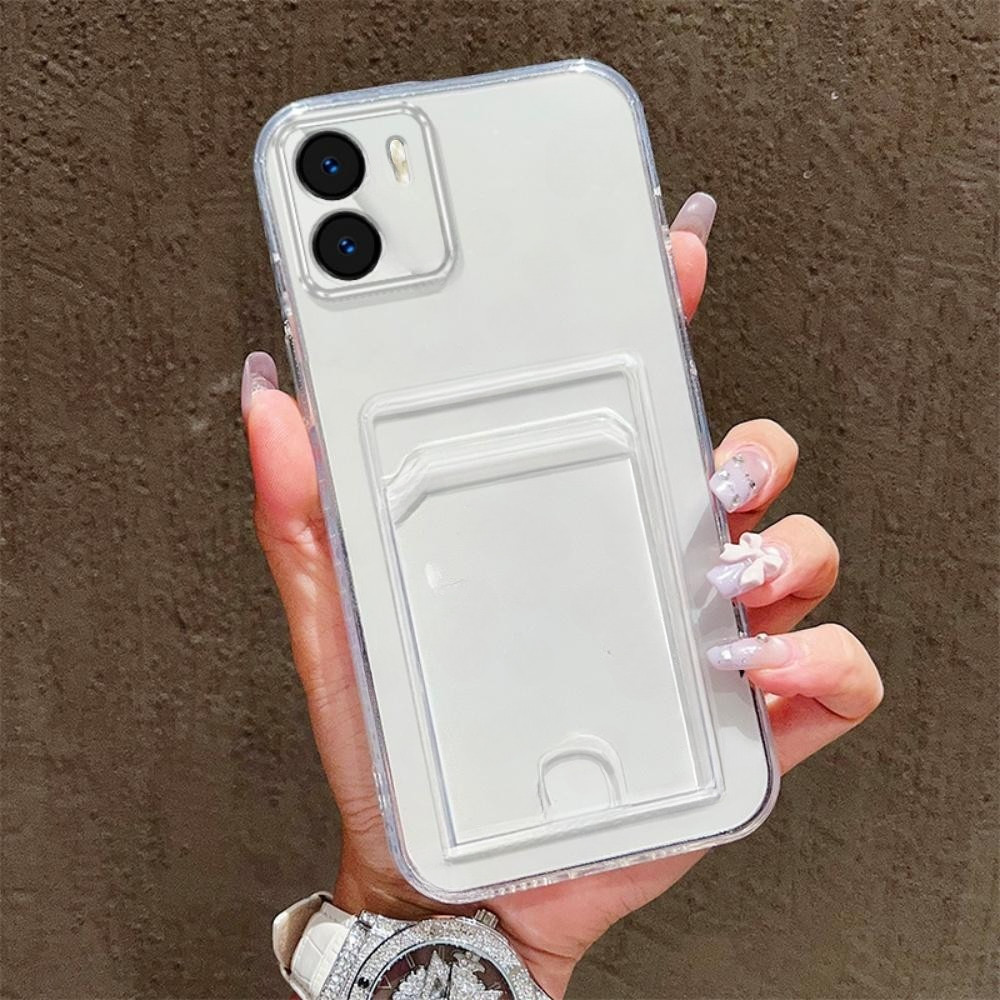 CASE XIAOMI REDMI A1, REDMI A2, REDMI 6, REDMI 9, REDMI 10 5G, REDMI 12 4G CASE CARD CLEAR TRANSPARA