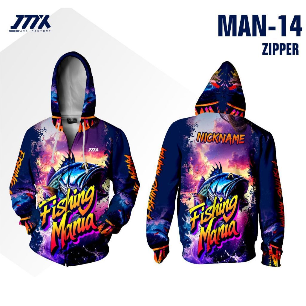 Jersey Mancing Mania Hoodie Mancing Fishing Mania Kaos Mancing Mania Man14