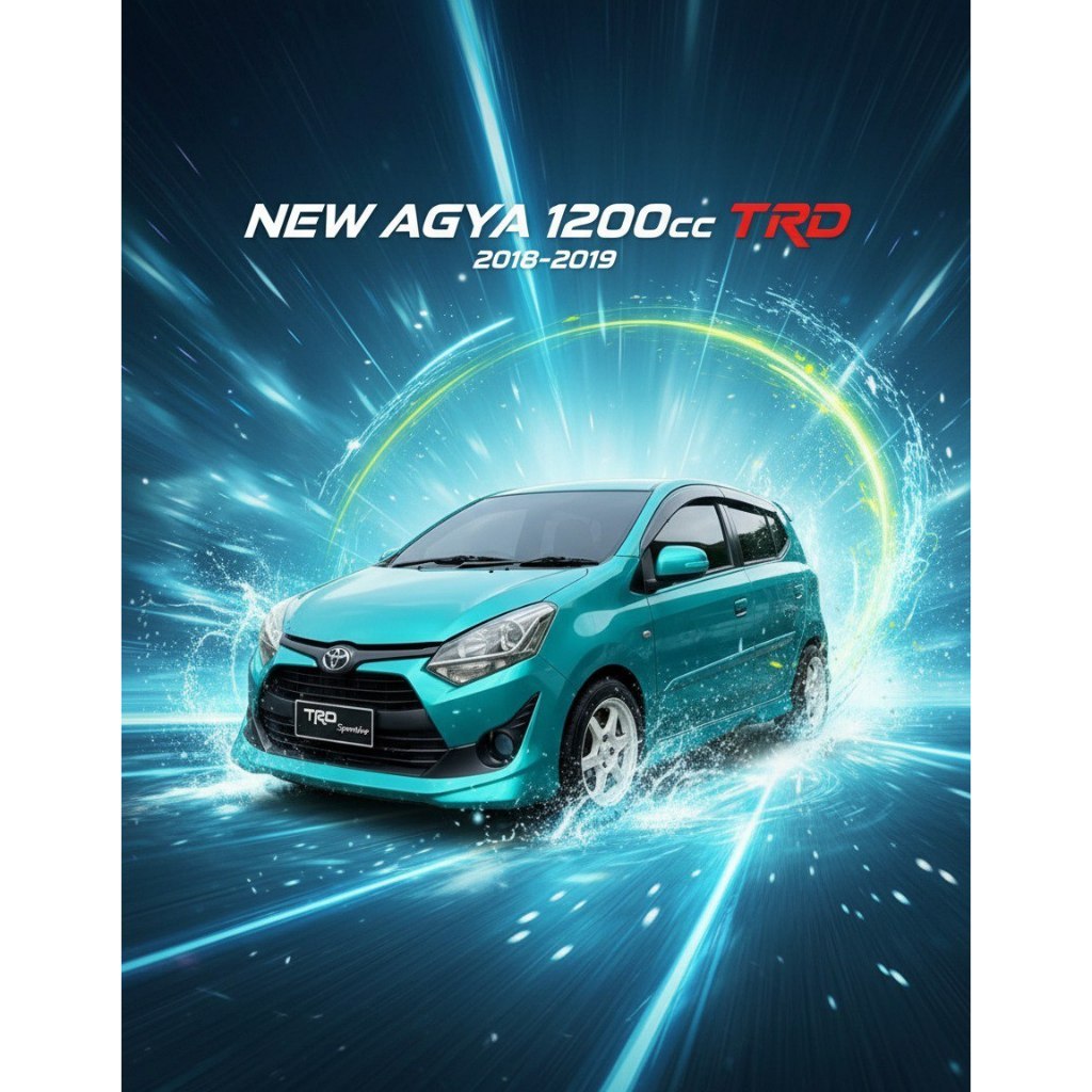 BUMPER/BEMPER bodykit Toyota Agya 1200cc trd 2017 2018 2019 bodikit new agya body kit new agya