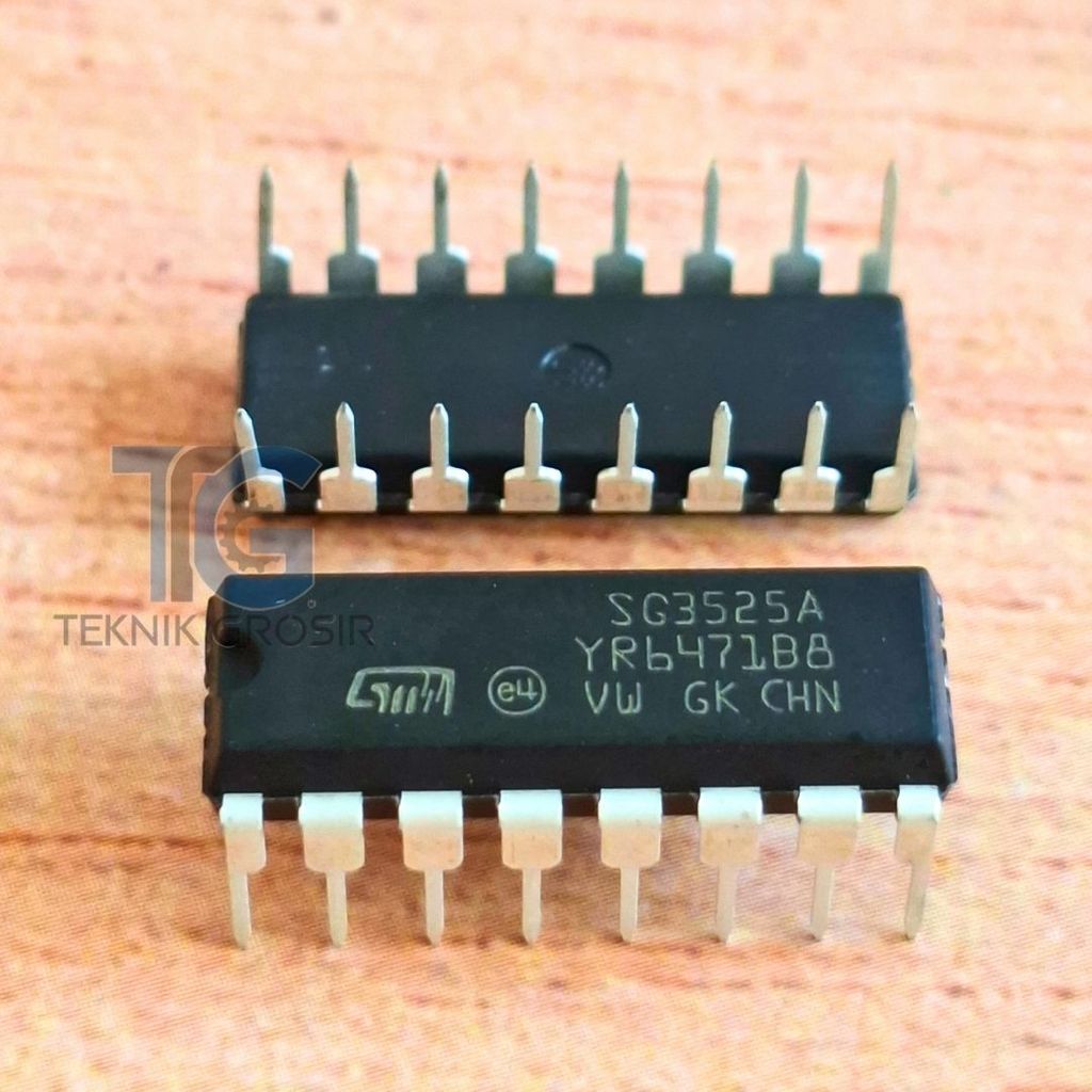 IC PWM Controller SG3525A DIP-16 Untuk Inverter, DC-DC Converter, SMPS