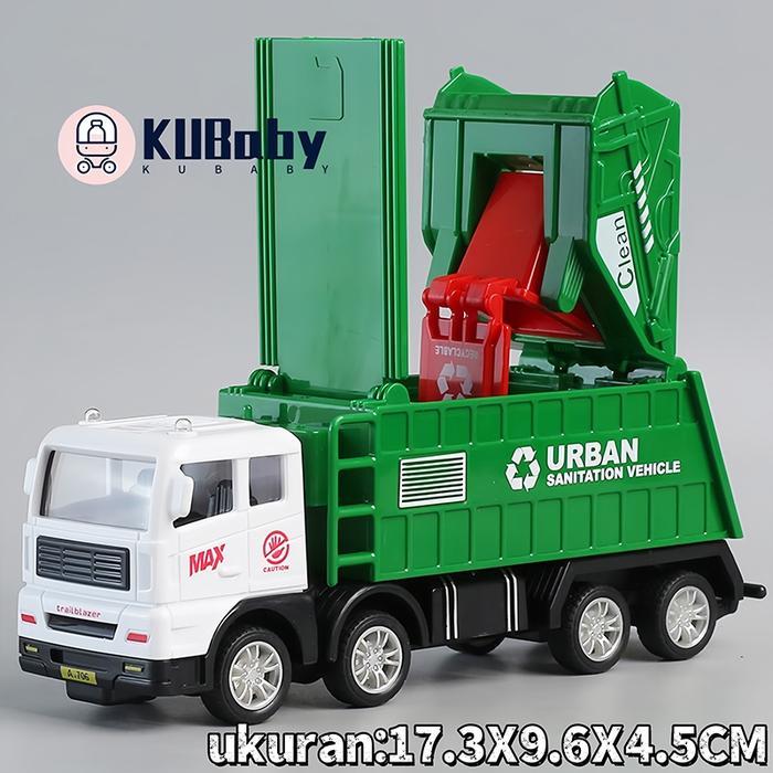PROMO  IKUBaby Mainan mobil Truk Sampah Mainan Edukasi Kendaraan Kebersihan Kota Hadiah Anak Laki-La
