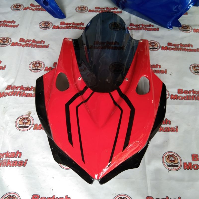 Topeng Kedok Cover Lampu Model Ducati PNP Honda New CBR150R Facelift K45G K45N 2016-2020