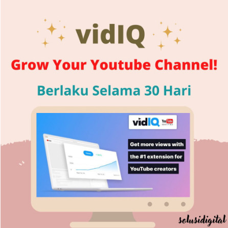 VidIQ Boost 1 Bulan Private Bergaransi 1 Bulan