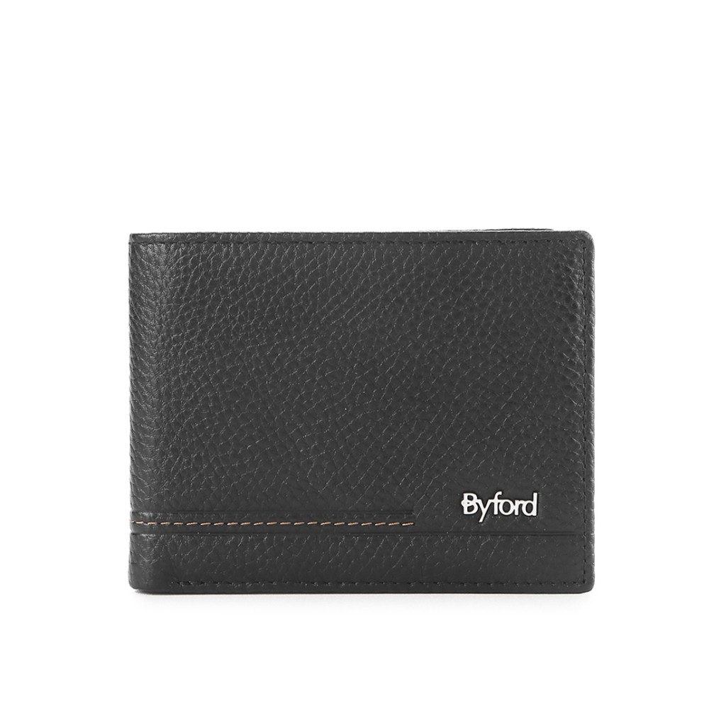 Byford Dompet Lipat Pendek Pria Kulit Men Leather Short Wallet 2211412603BLA