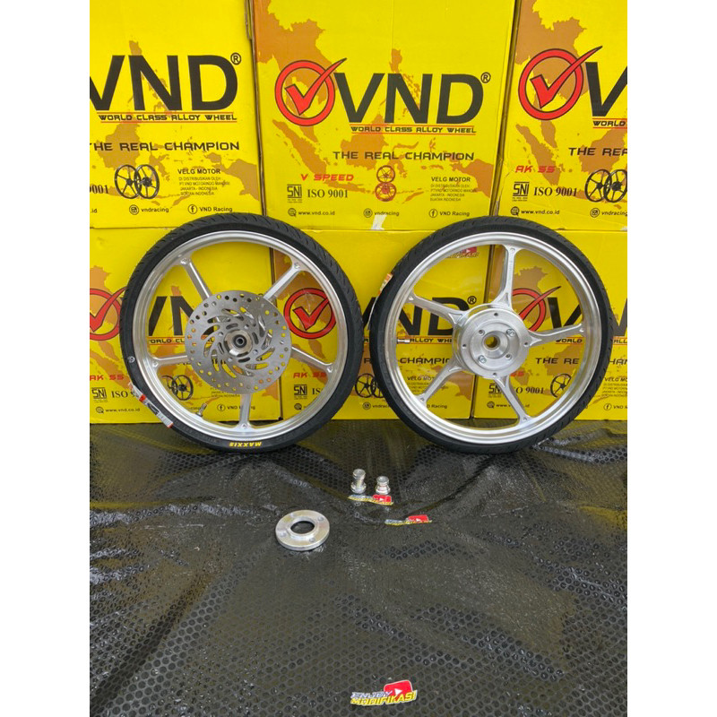 Velg VND PCX 150/160 (CBS) Vnd AK55 Ring 17 (Siap Pasang)