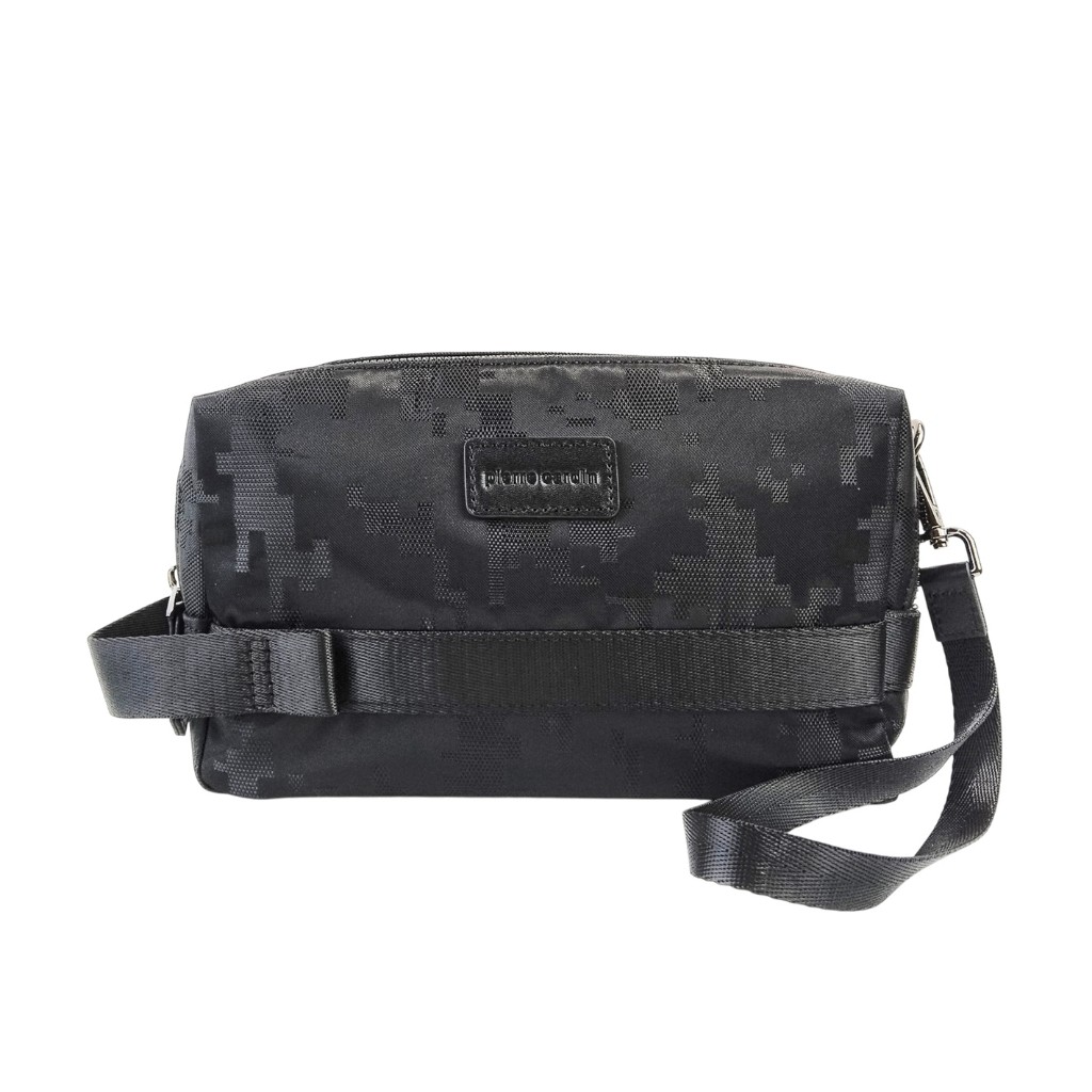 Pierre Cardin Clutch Handbag Tas Tangan Pria Kulit Hitam 9112832301BLA-Black