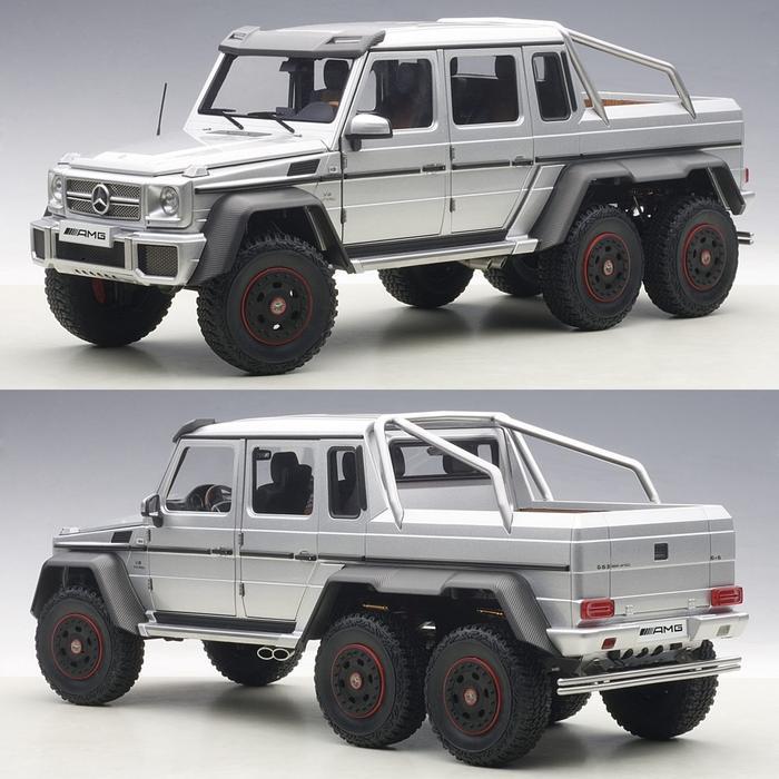 GND48 AUTOart 1:18 Mercedes-Benz G63 AMG 6x6 (Silver)