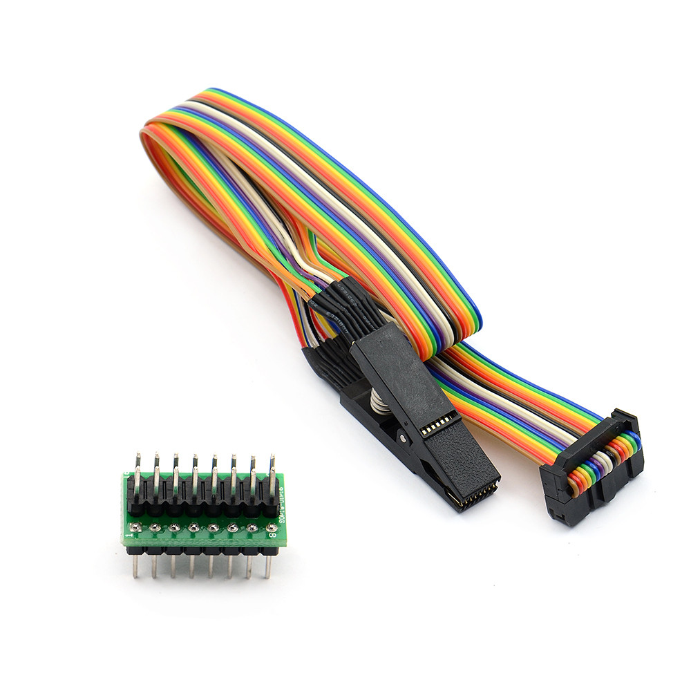 SOIC8 IC Flash Sop8 IC Test Clip Adapter Socket for TL866CS TL866A TL866II EZP2019 Programmer