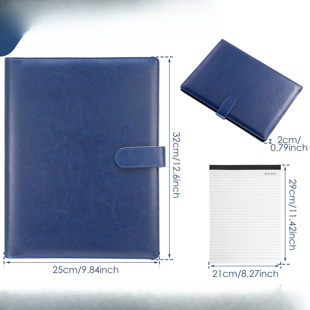 Leather Clipboard A4 Folder Padfolio Business Resume File Folder Padfolio Clipboard Interview Confer