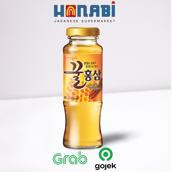 Woongjin Honey Red Ginseng 180ml - Minuman Madu & Ginseng Merah Made In Korea