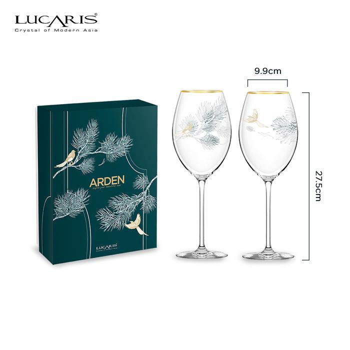 Lucaris Arden Bordeaux Red Wine Glass Gift Set / Gelas Kristal