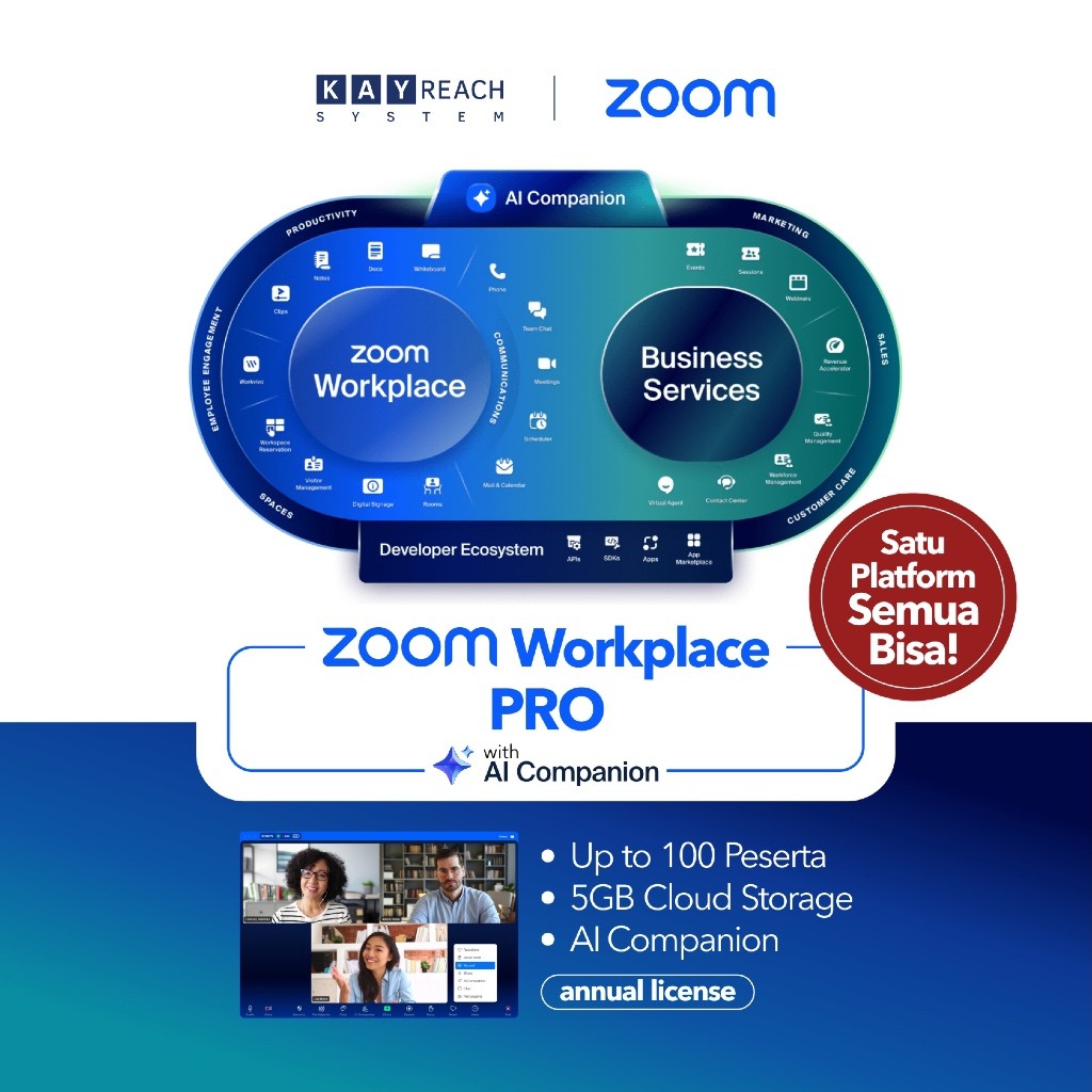 Zoom Workplace PRO - Tahunan