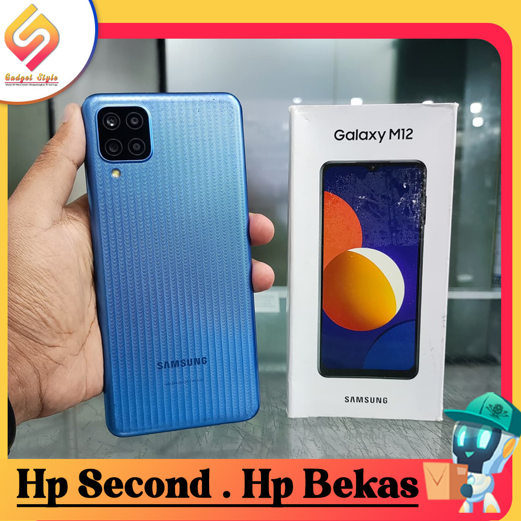 Samsung M12 Ram 3/32GB | Ram 4/64GB Second Resmi