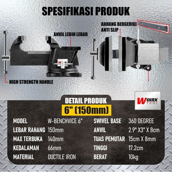 MUMPUNG PROMO RAGUM CATOK BESI / RAGUM PITA PENJEPIT 4 5 6 inch 4" 5" 6" - 6 inchTERLARIS