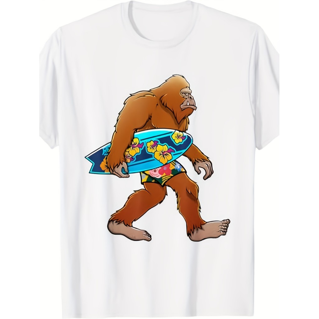 Kaos Surfing Pria Katun 220g | Baju Pantai Distro Keren Murah