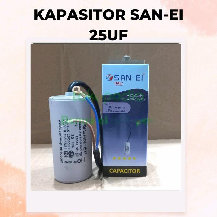 BE Promo 25 Uf BULAT 25uf / 450 V SAN - EI/JP/ Capacitor / Kapasitor Bulat