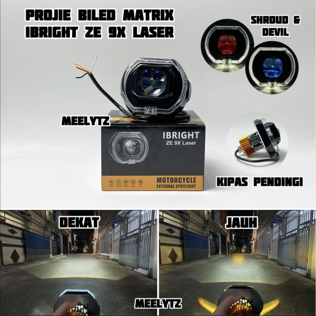 IBRIGHT ZE 9X LASER - Projie Biled Matrix 4.5inc