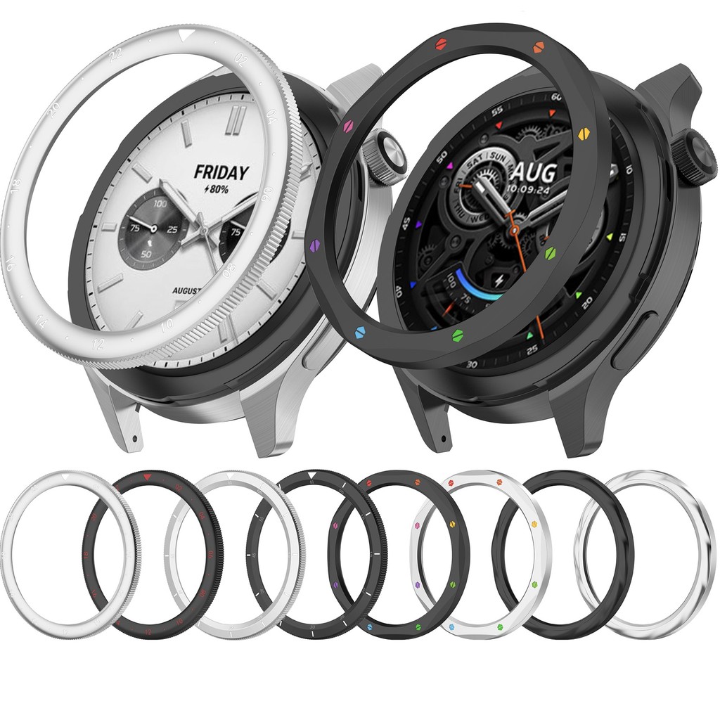 For Xiaomi Watch S4 Metal Bezel For Xiaomi Watch S3 Watch Replacement Bezel Case Fits Perfectly With