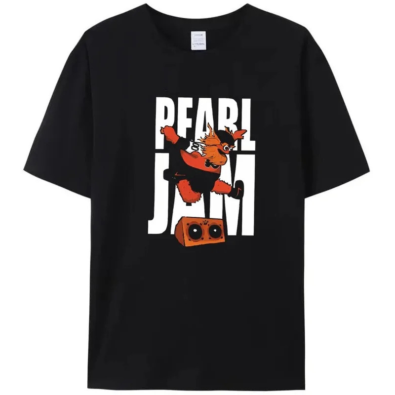 Pakaian jalanan 2024 Kaos Musim Panas Pria Rock Black Pearl Jams Kaos Wanita Remaja Dark Matter Worl