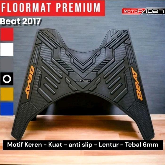 [yooyoo sparepart] karpet beat karpet motor beat fi karpet beat street tahun 2016 - 2019 - Hitam