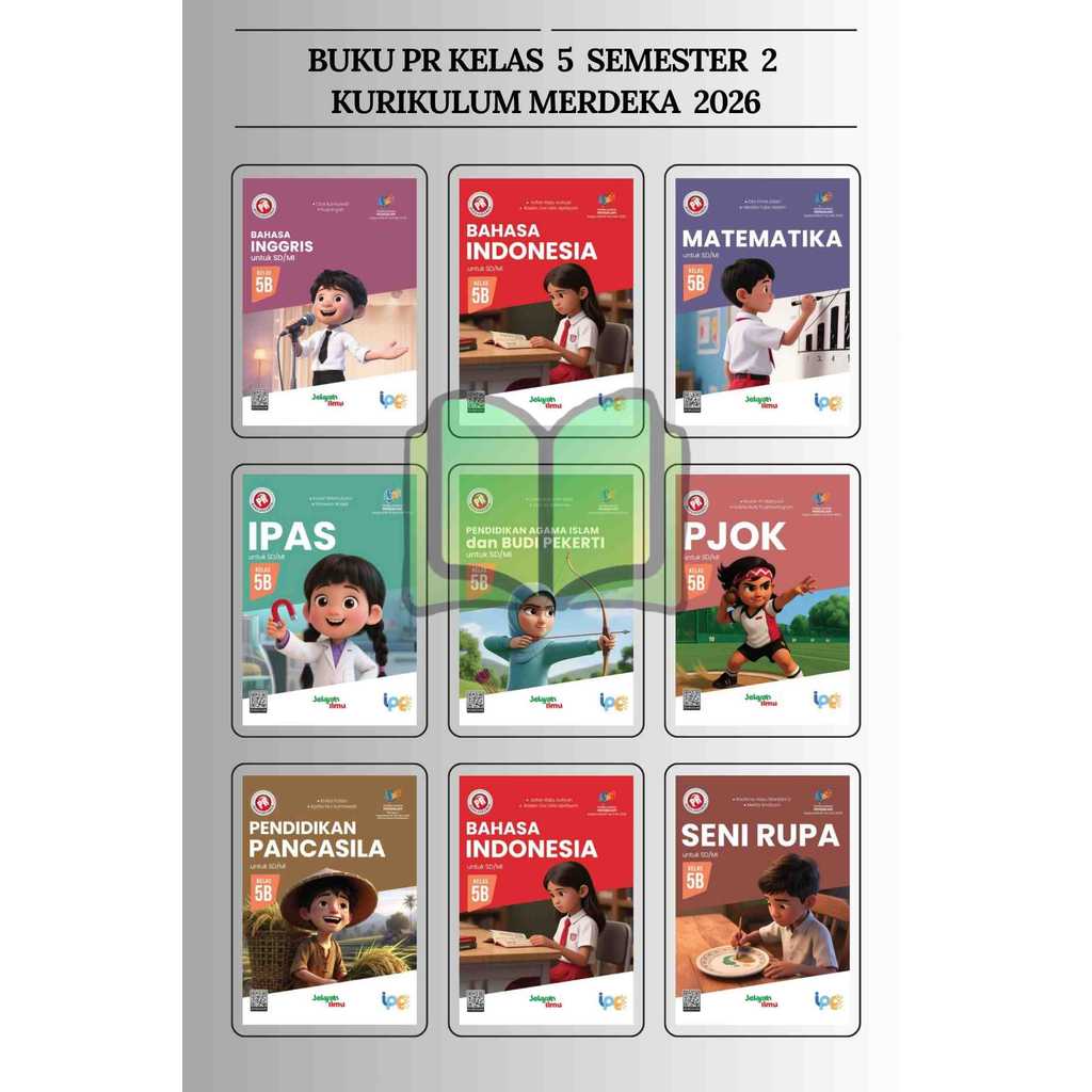 Buku PR/LKS interaktif SD Kelas 5/V Semester 2 Intan pariwara Terbaru