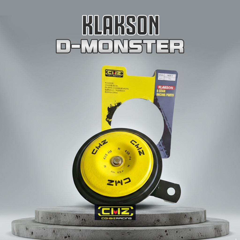 Klakson DMONSTER Bel Motor Single SUARA MOBIL SANGAT KERAS Bel Motor 12V DC 435HZ Universal Motor Mo