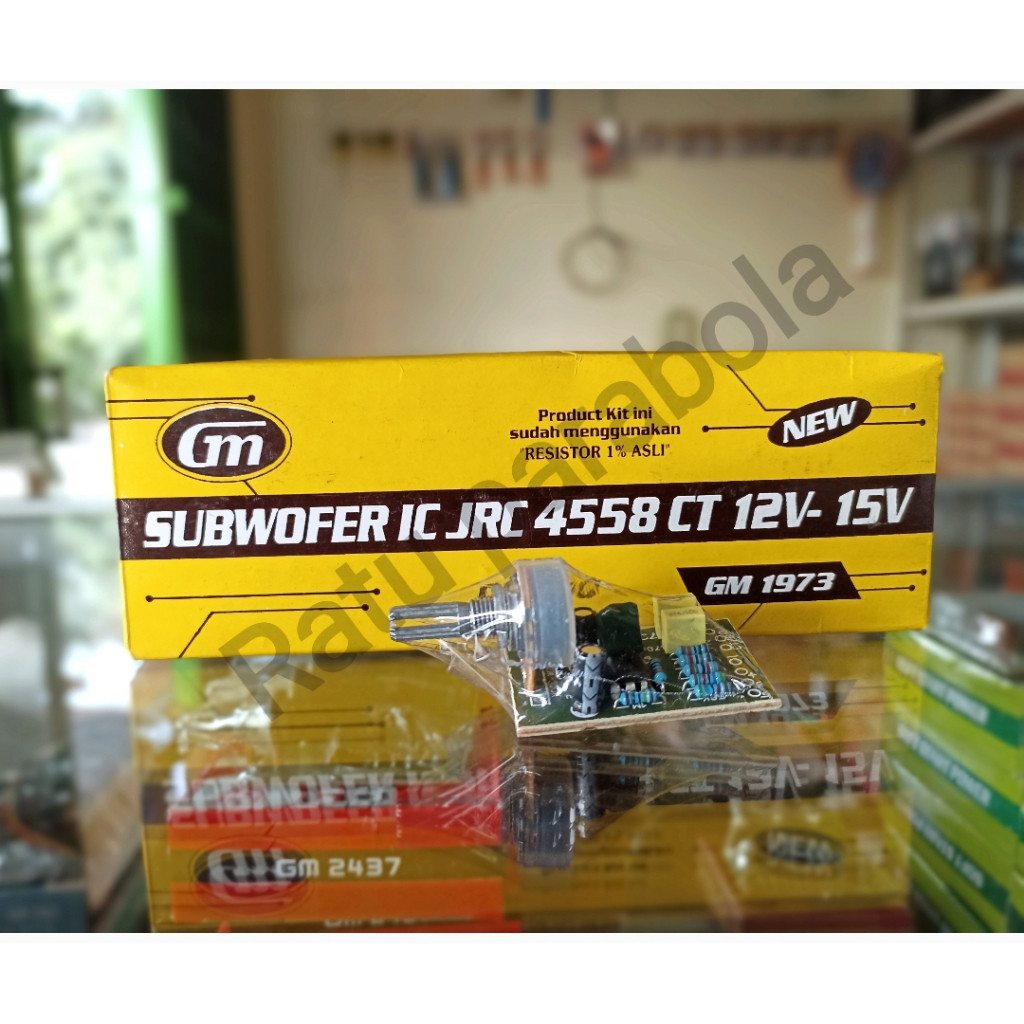 Kit Filter Subwoofer GM-1973 Subwoofer IC JRC 4558 CT 12V-15V
