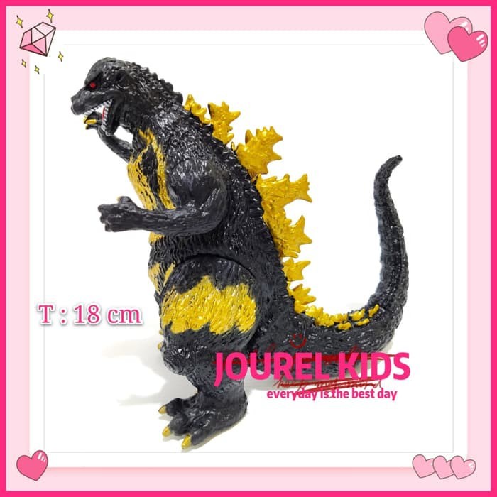 Burning Godzilla Gold Monster Action Figure Mainan Anak Koleksi