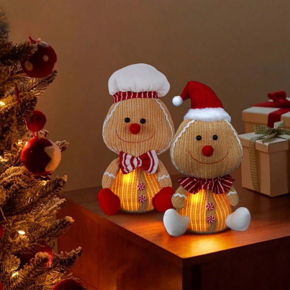 Boneka manusia kue jahe Natal mainan dekorasi Natal