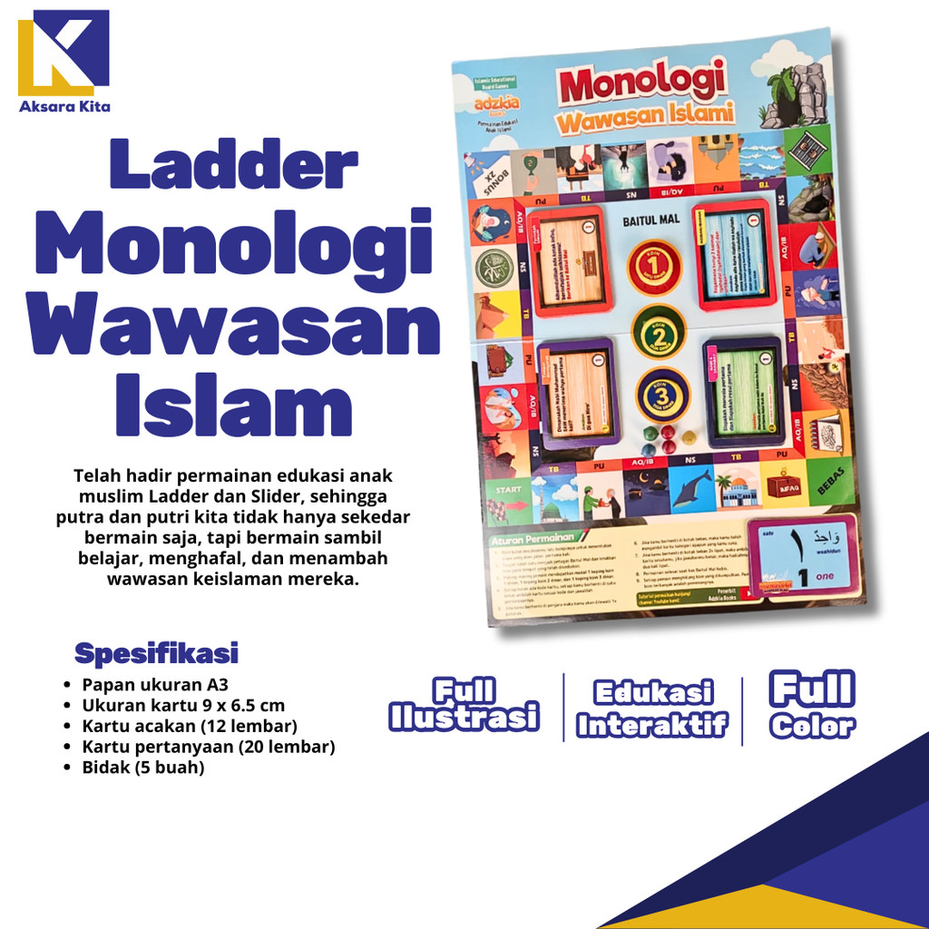 Monologi Wawasan Islami , Game Anak Islami tanpa Dadu Adzkia