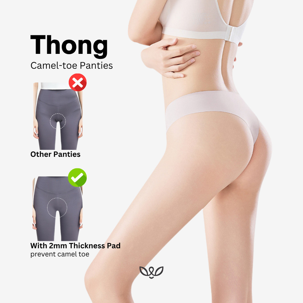 WERME - THONG SEAMLESS CAMEL TOE PANTIES