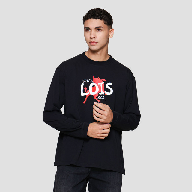 Lois Print Spain Kaos Lengan Panjang Pria 123102704