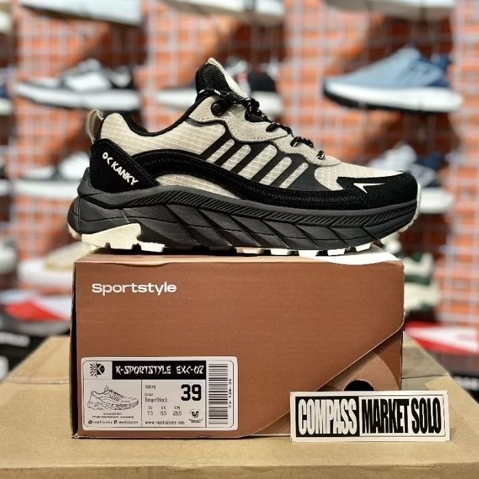 [ORIGINAL] KANKY SPORTSTYLE EXC 02 ORCA WHITE BLACK || KANKY ORCA | Sepatu Sport Casual Sport Style