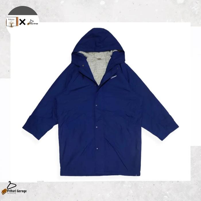 Long Coat Outdoor Inner Sherpa Hoodie Jacket Nike Center Dark Blue