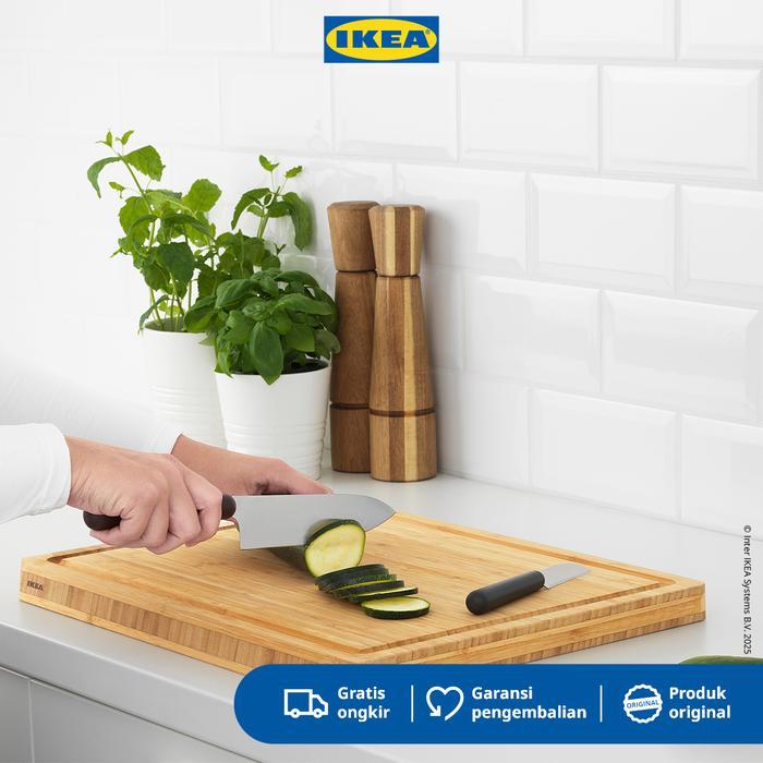 DAPURIA IKEA FORDUBBLA Pisau Tajam Set 2 Bilah Abu-Abu