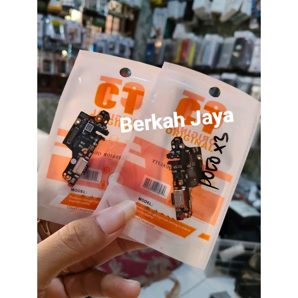 FLEXIBLE ORI + IC POCO X3 / X3 NFC / X3 PRO CONECTOR CAS + MIC + CON HF