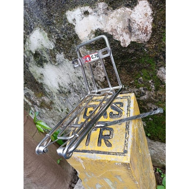 rak jepret depan c70 honda c70 rak depan c70 begasi depan c70