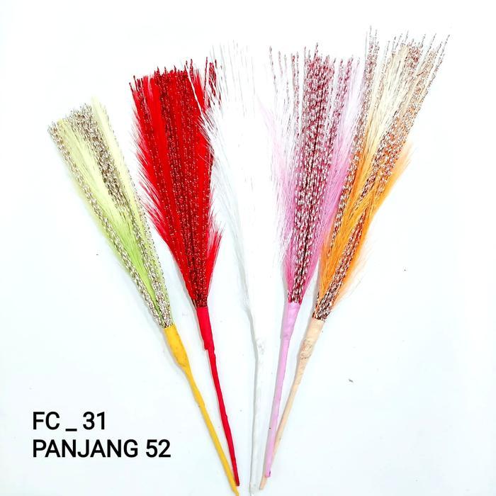 Rumput Bulu Glitter Bulu Angsa Dekorasi Rumput Gliter Manik Hiasan Pelaminan Pesta Pernikahan Hiasan