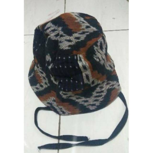 BUCKET HAT TENUN ETNIK TOPI TENUN TOPI ETNIK KUPLUK ETNIK