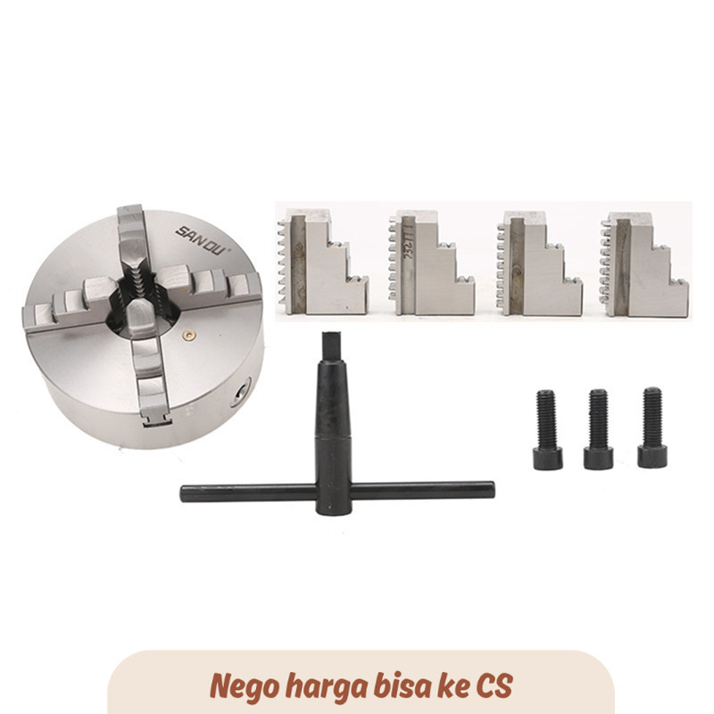 LL K12160 4 jaw chuck160MM manual lathe chuck4Jaw Selfcentering Chuck