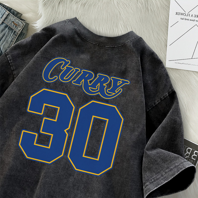 99Premium T-Shirt Kaos Lengan Pendek Korea | Curry 30 Basket ball | Oversize Unisex |  Cotton